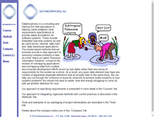 Tablet Screenshot of datamorph.com